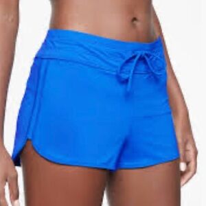 Athleta surge swim shorts blue L